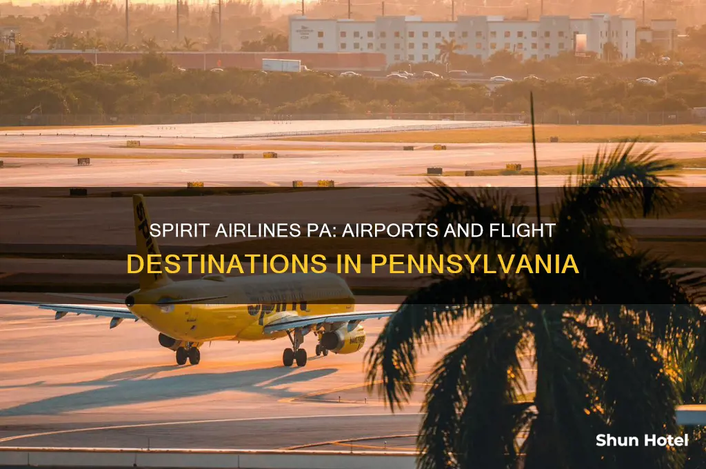 which airports does spirit air fly out of in pa