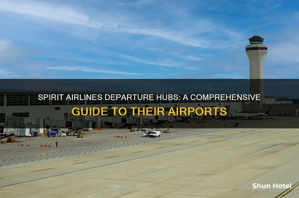 which airports does spirit fly out of