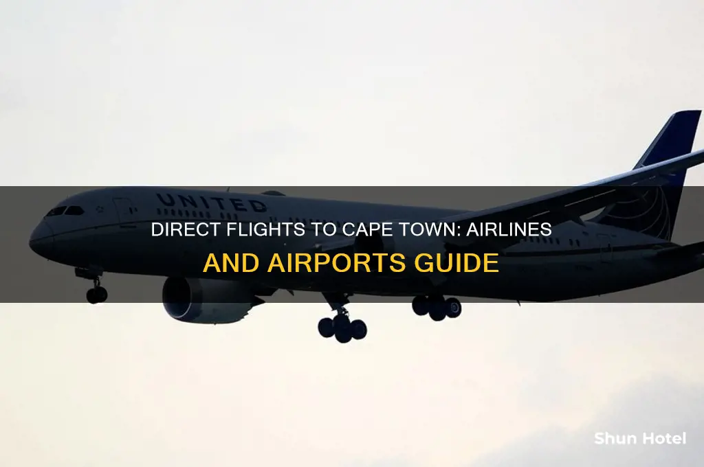 which airports flies direct to cape town south africa airline