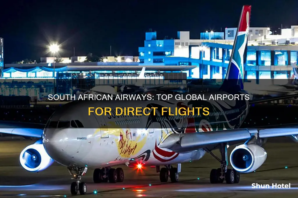 which airports flies south africa airline