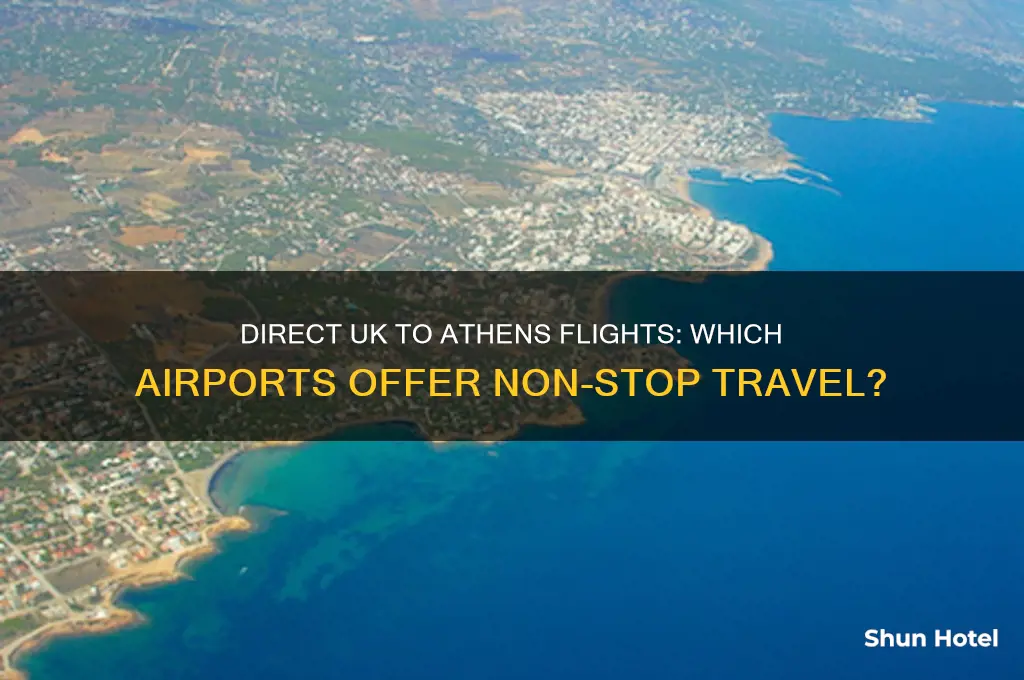 which airports fly direct to athens from uk