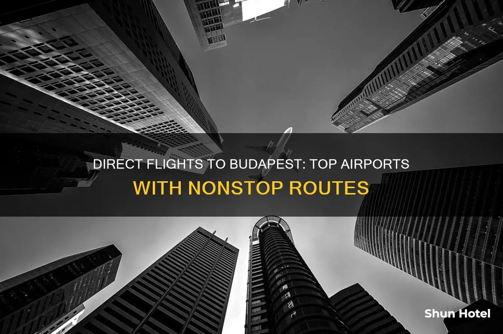 which airports fly direct to budapest