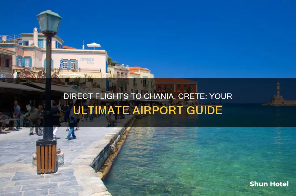 which airports fly direct to chania crete