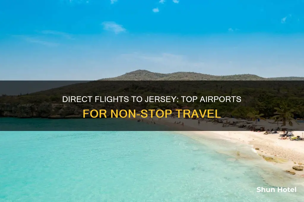 which airports fly direct to jersey