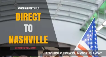 Direct Flights to Nashville: Top Airports with Nonstop Routes