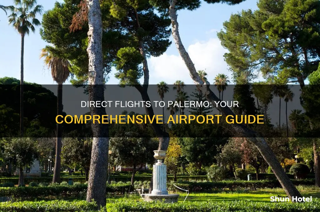 which airports fly direct to palermo