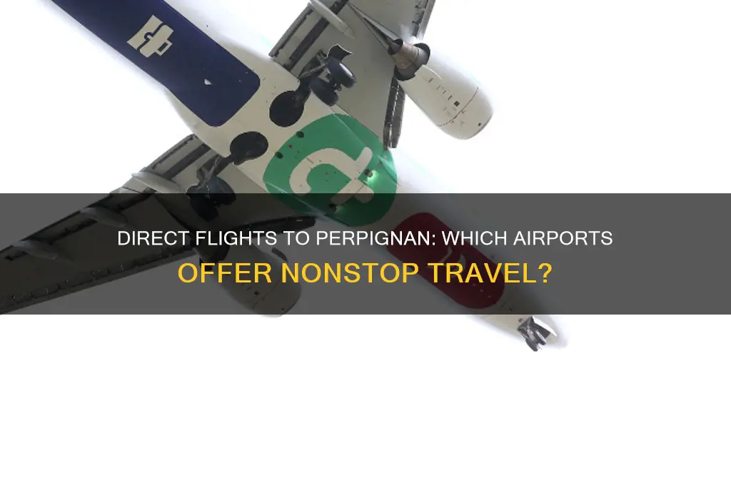 which airports fly direct to perpignan