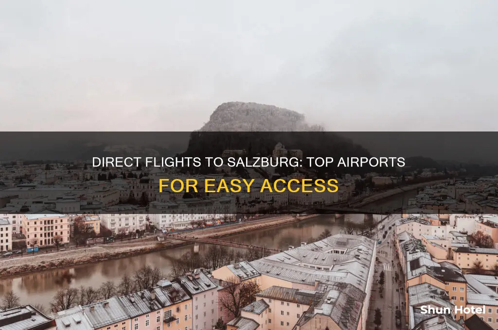 which airports fly direct to salzburg