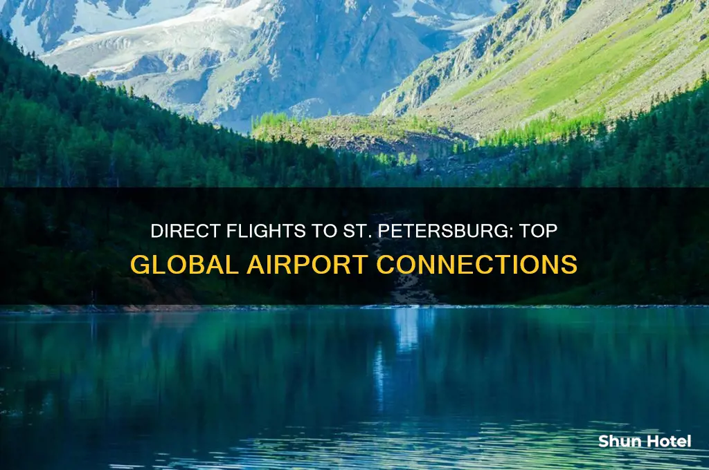 which airports fly direct to st petersburg