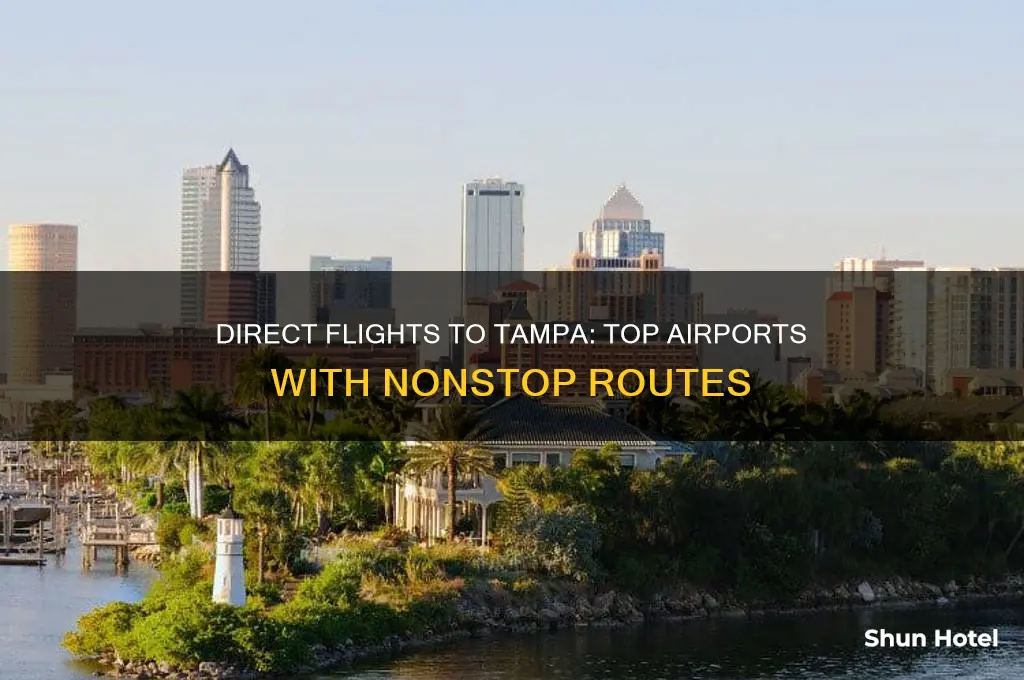 which airports fly direct to tampa
