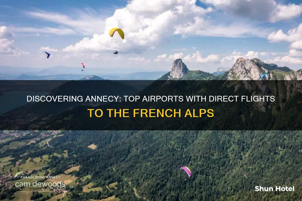 which airports fly to annecy