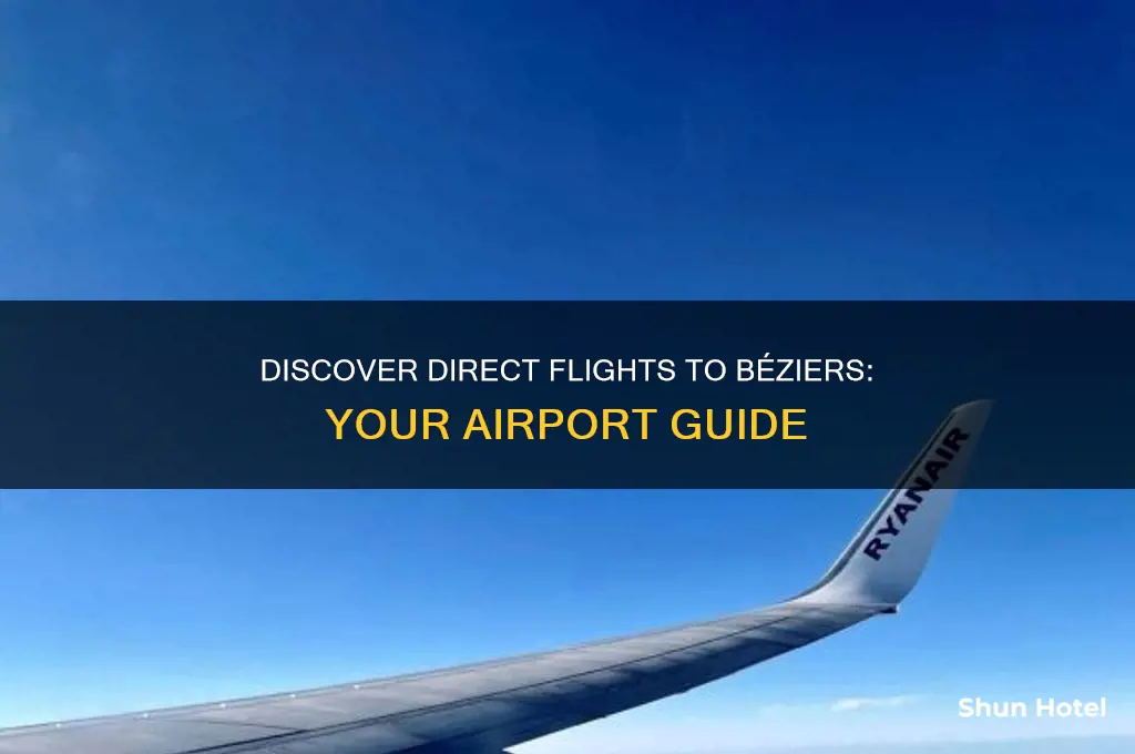 which airports fly to beziers