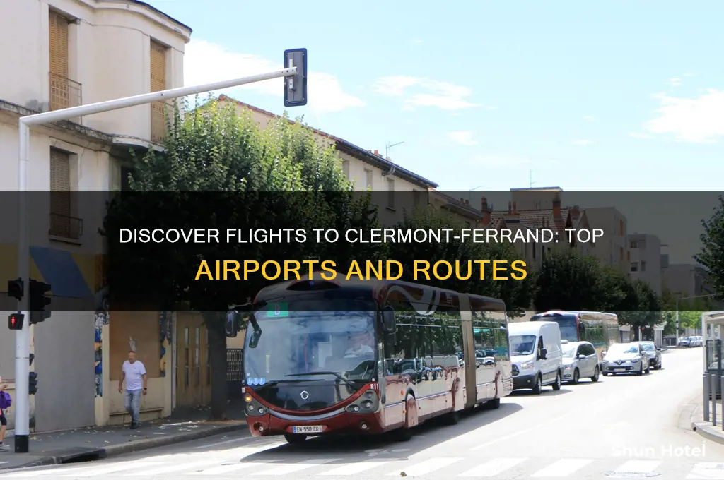 which airports fly to clermont ferrand