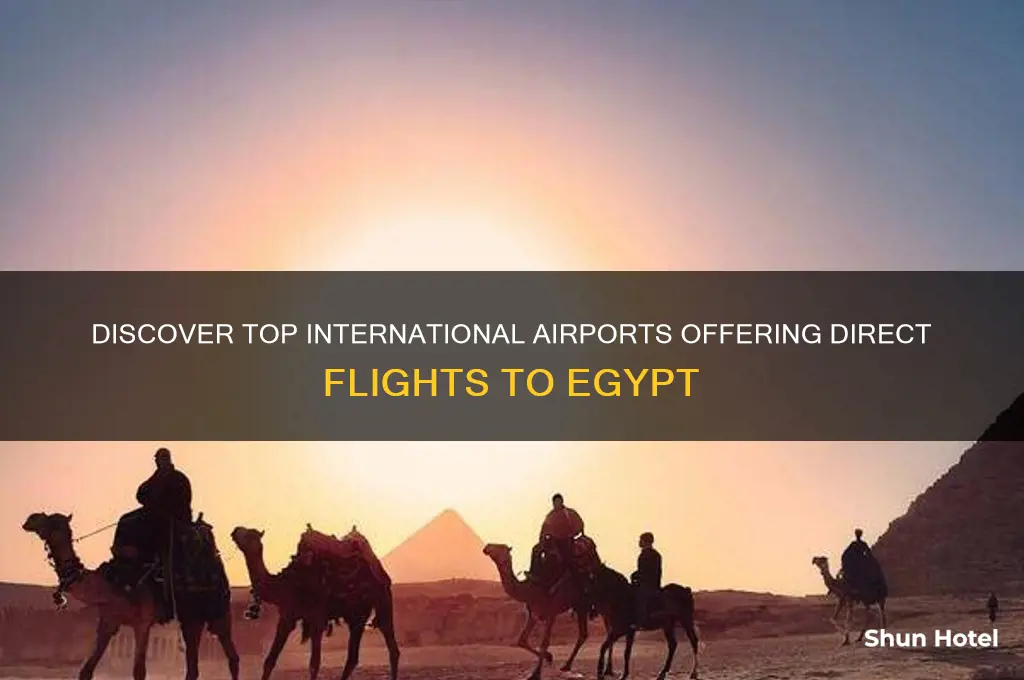 which airports fly to egypt