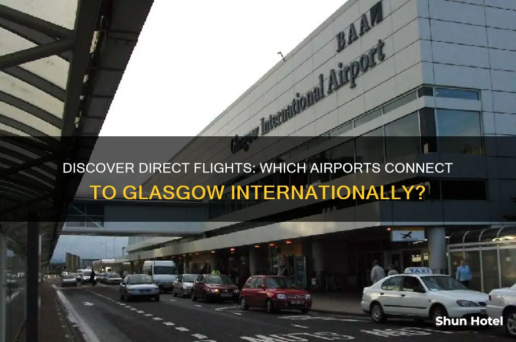 which airports fly to glasgow