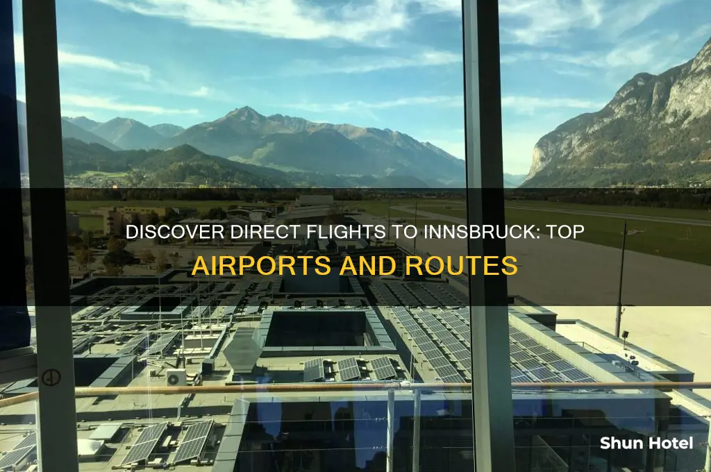 which airports fly to innsbruck