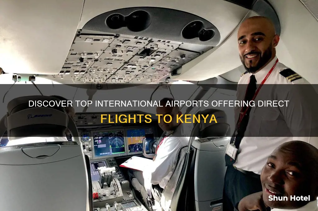 which airports fly to kenya