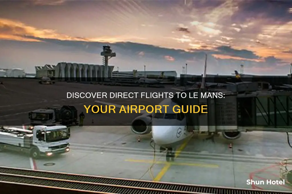 which airports fly to le mans