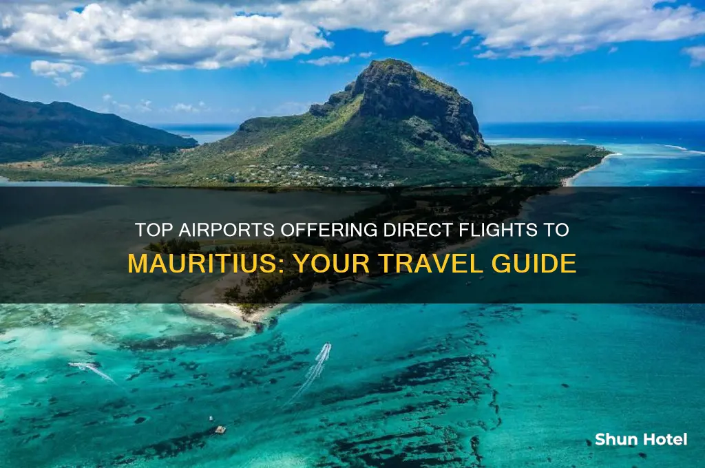 which airports fly to mauritius