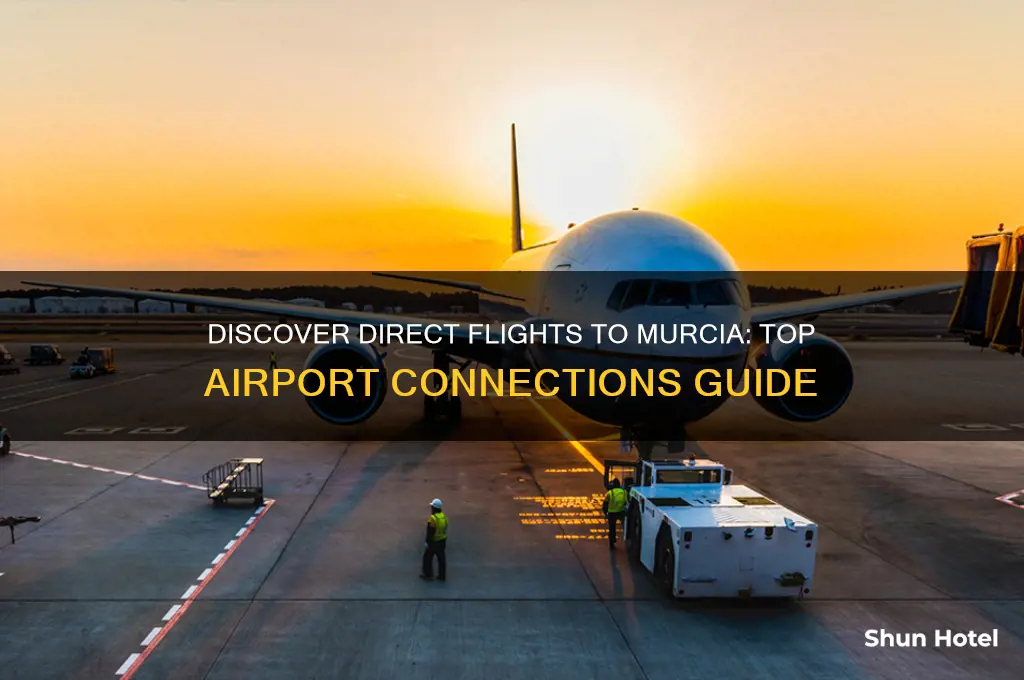 which airports fly to murcia