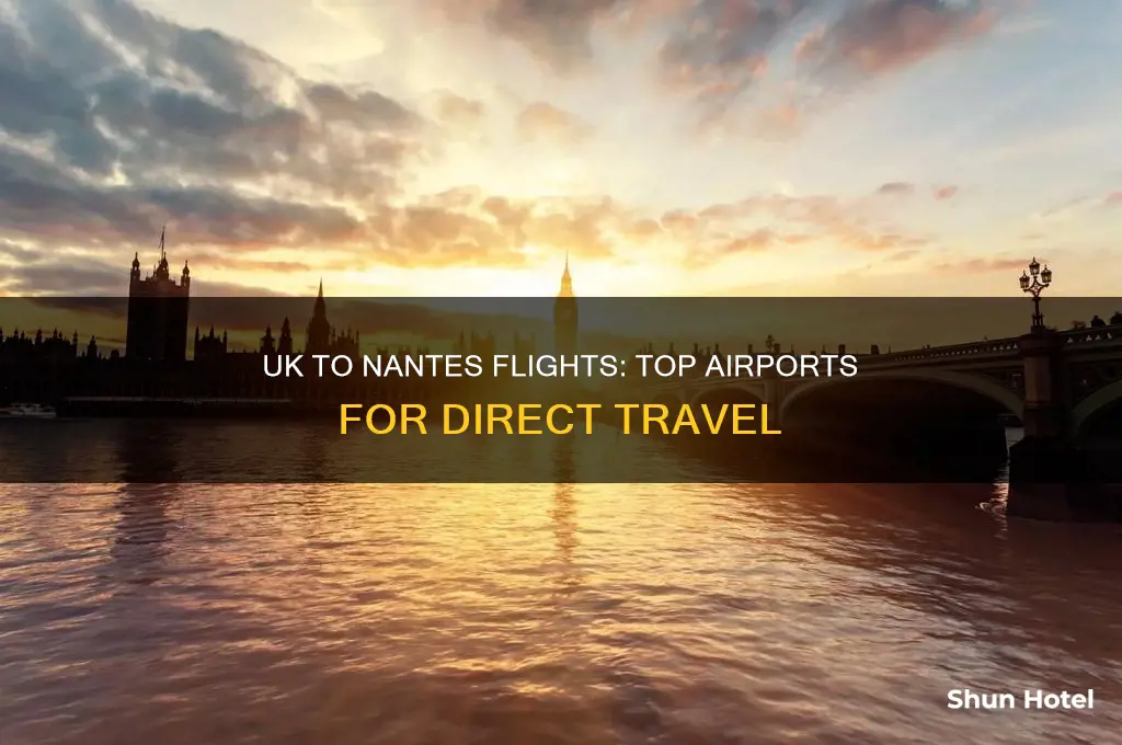 which airports fly to nantes from uk