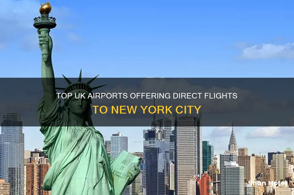 which airports fly to new york from the uk