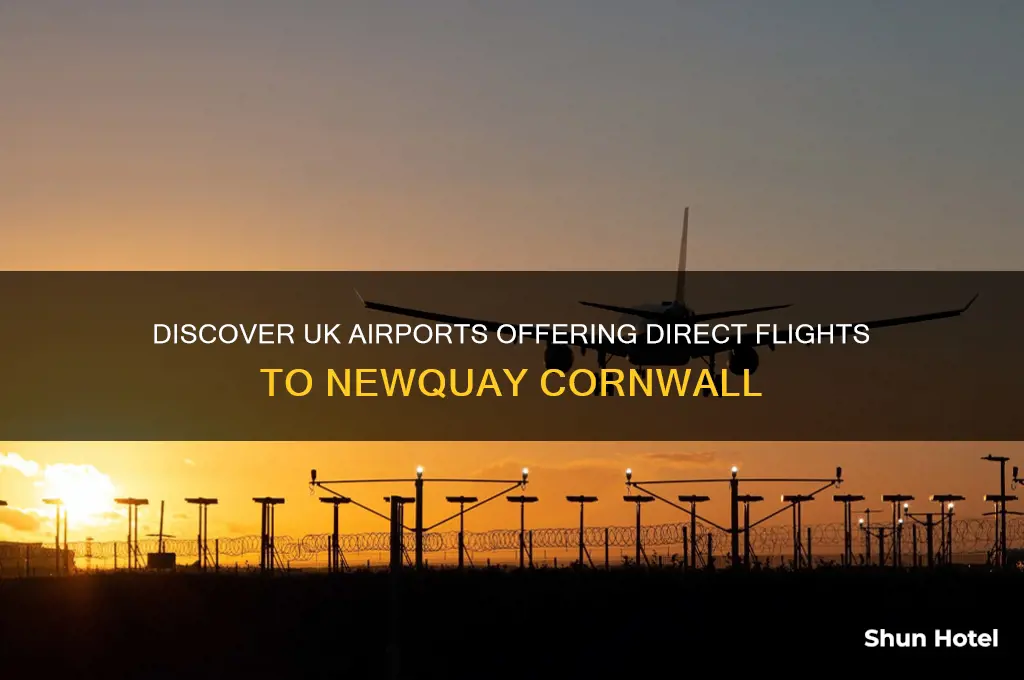 which airports fly to newquay