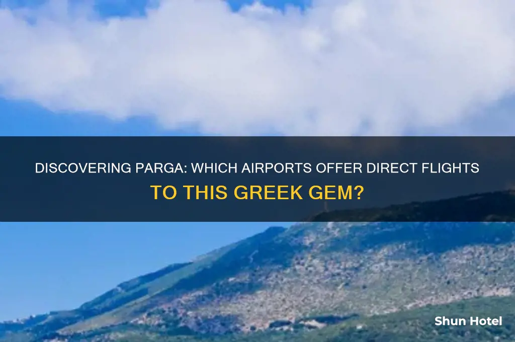 which airports fly to parga