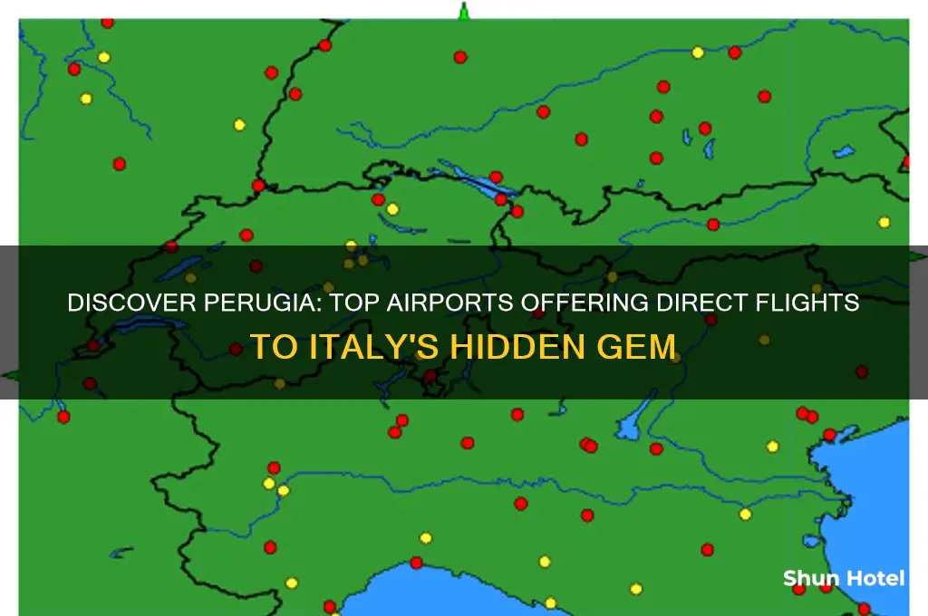 which airports fly to perugia italy