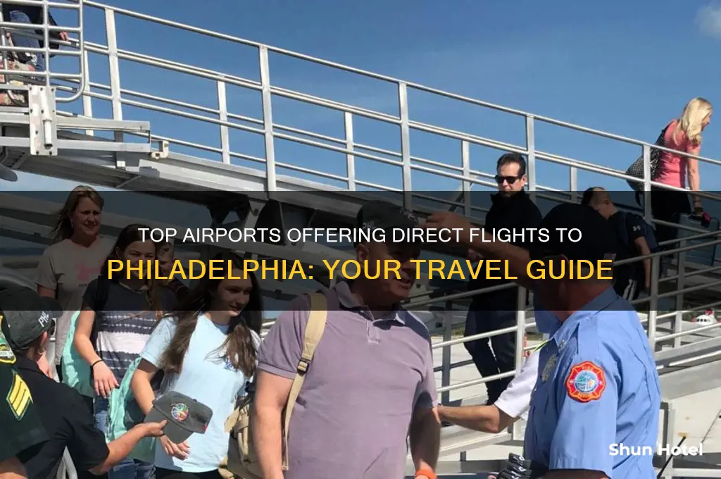 which airports fly to philadelphis