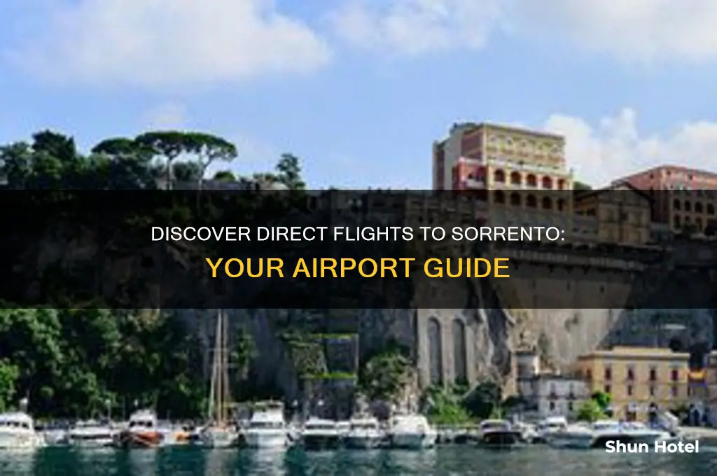 which airports fly to sorrento