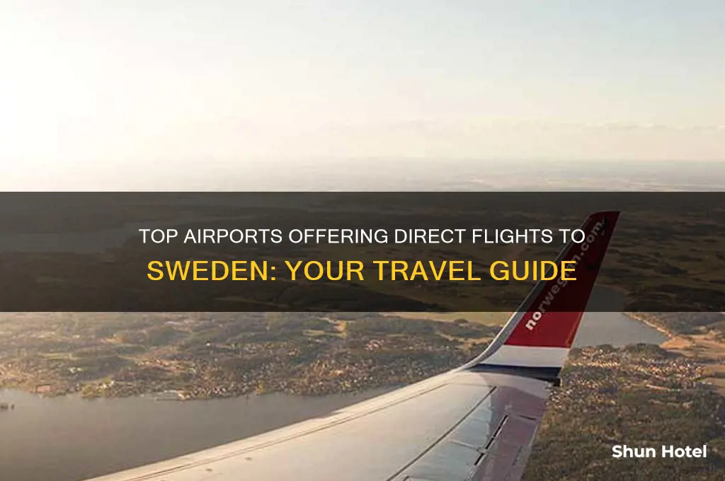 which airports fly to sweden