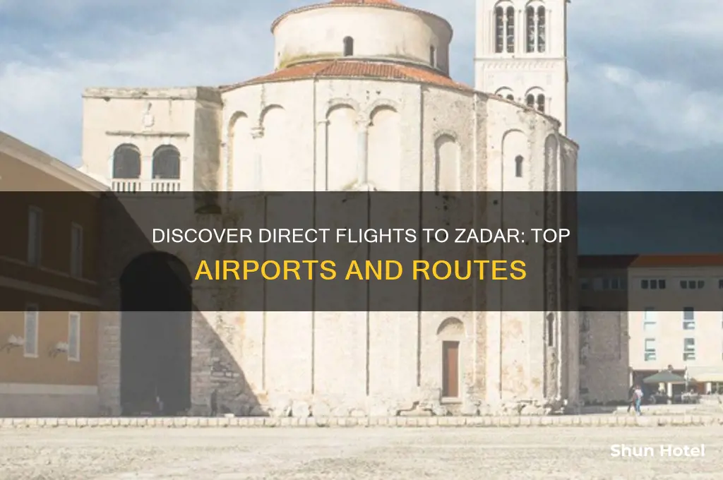 which airports fly to zadar