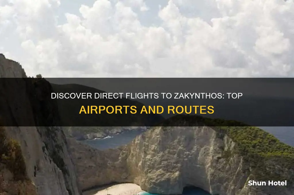 which airports fly to zakynthos