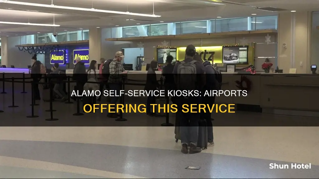 which airports have alamo check in