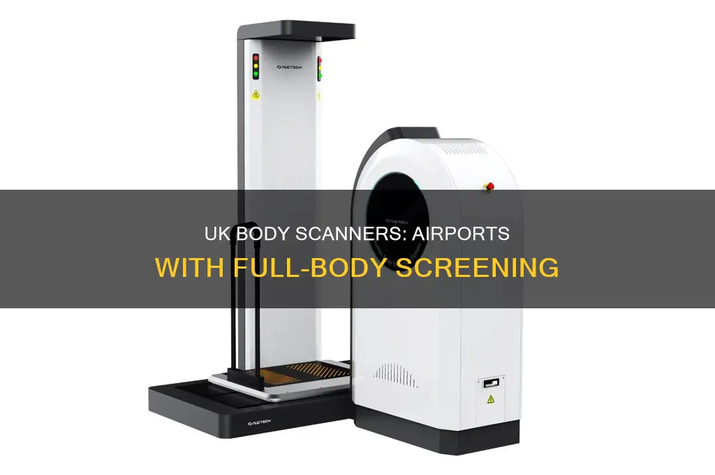 which airports have body scanners uk