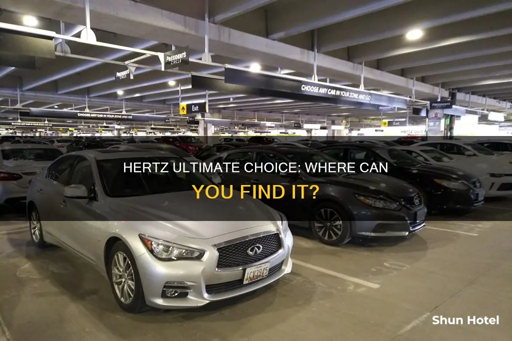 which airports have hertz ultimate choice
