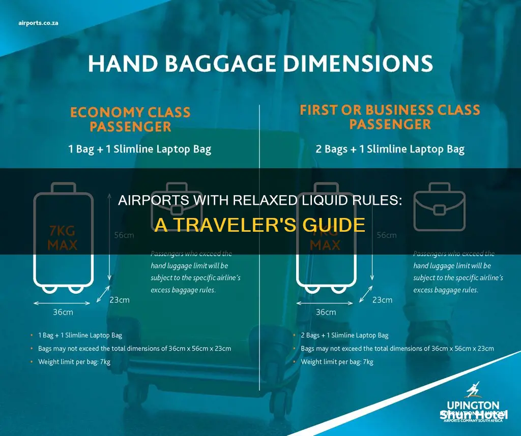 which airports have new liquid rules
