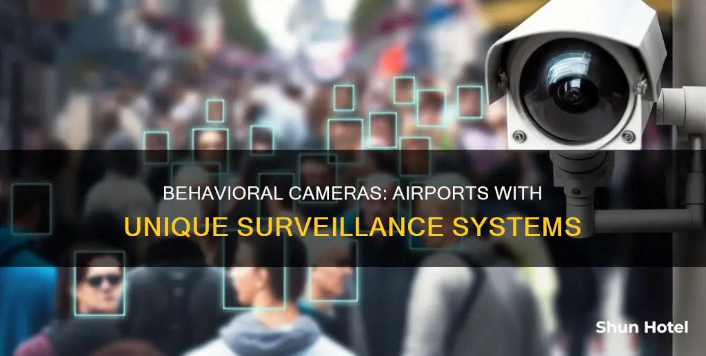 which airports have special behavioral cameras