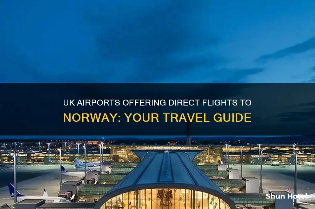 which airports in the uk fly to norway