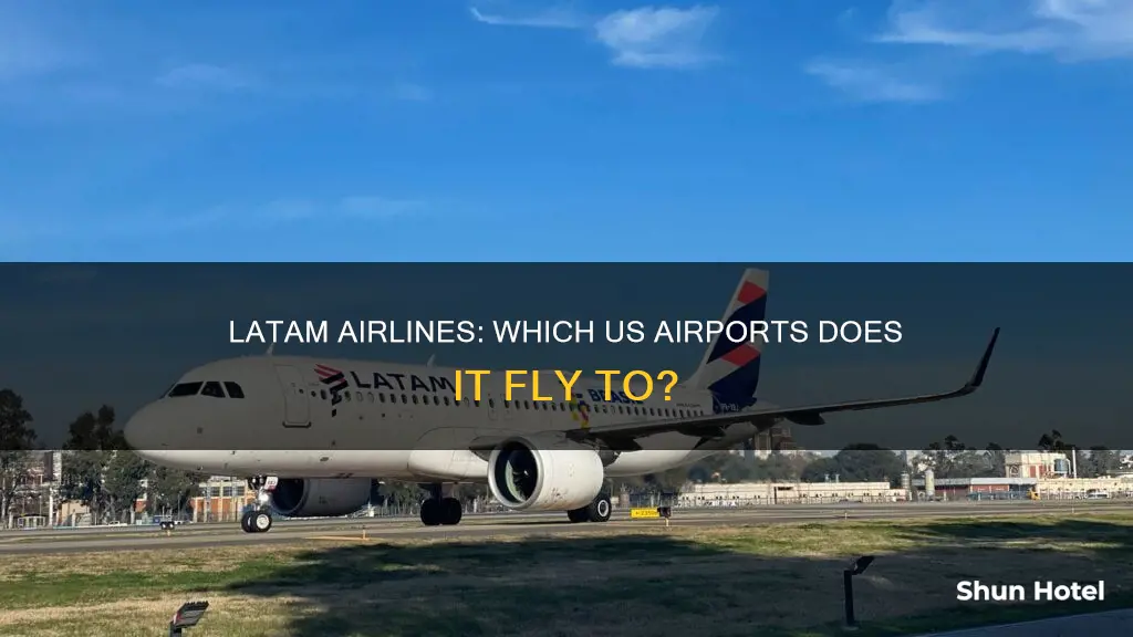 which airports in us have latam