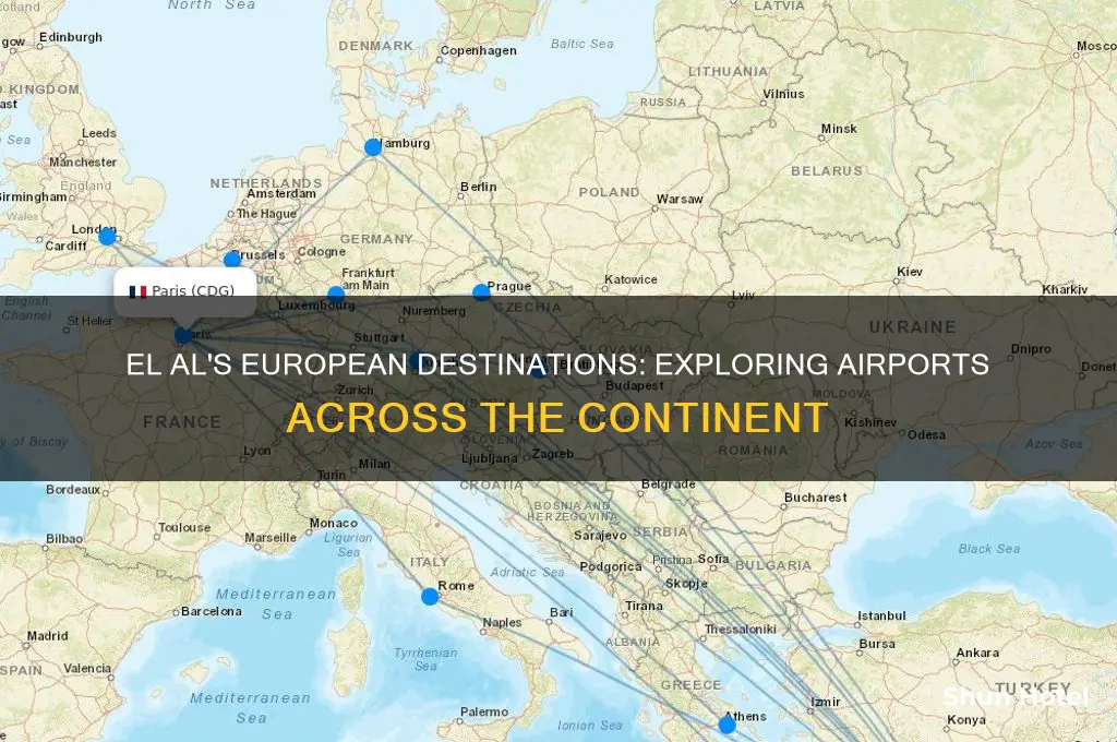 which airports will el al fly to in europe