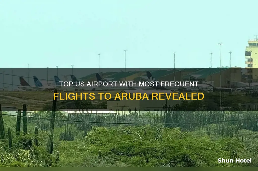 which american airport flies to aruba the most