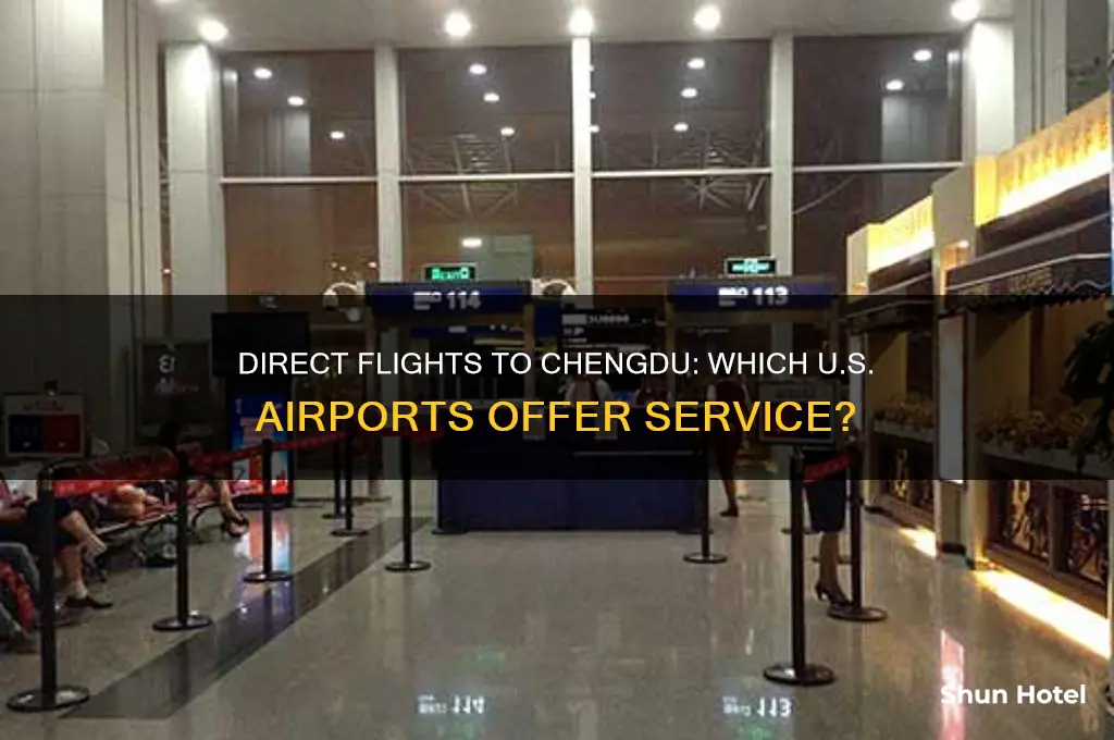which american airports fly to chengdu