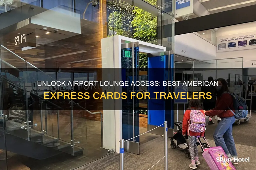 which american express card gets you into airport lounges