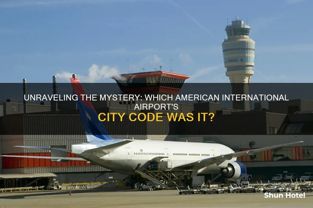 which american international airport city code is was