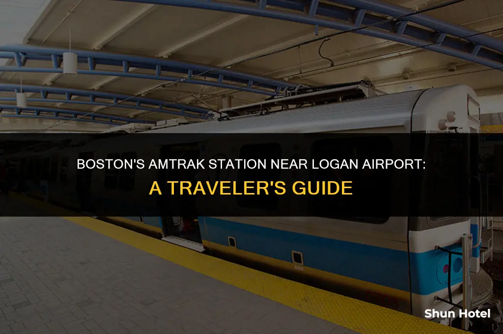 which amtrak station in boston is closest to logan airport