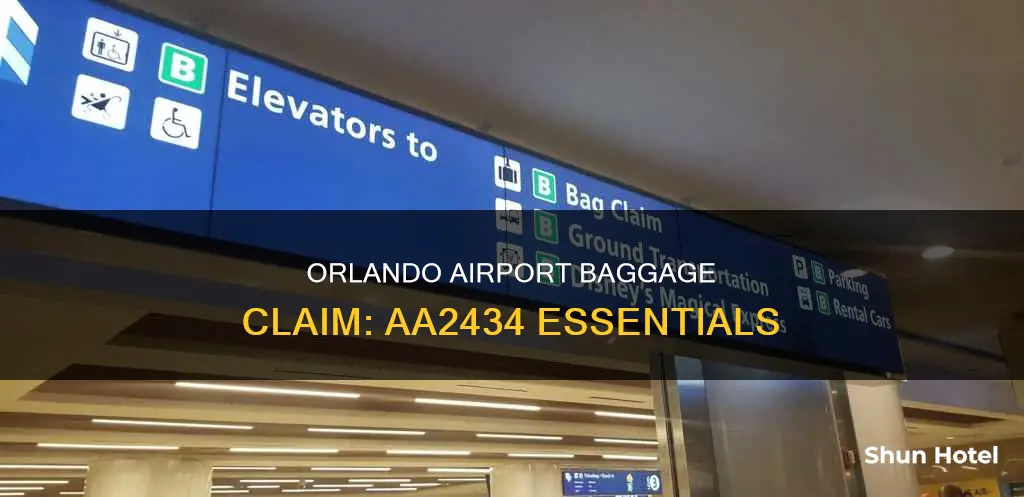 which baggage claim orlando airport aa2434