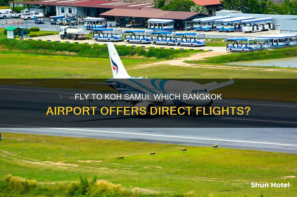 which bangkok airport flies to koh samui