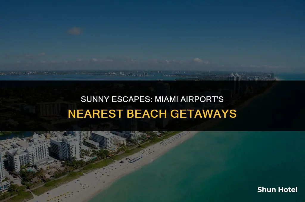 which beach is closest to miami airport